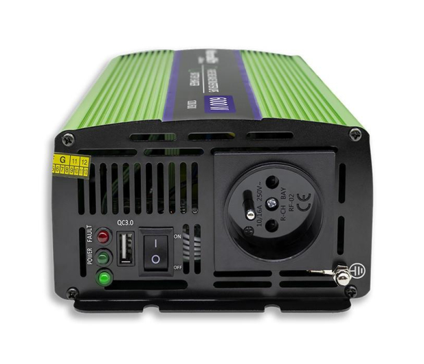 Qoltec Przetwornica UPS 300W/600W 12V 230V - 1144895 - zdjęcie 2